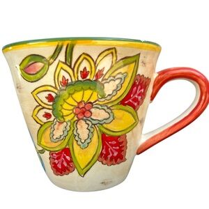 Maxcera Vanilla Chintz Coffee Mug‎ Rare Discontinued Replacement